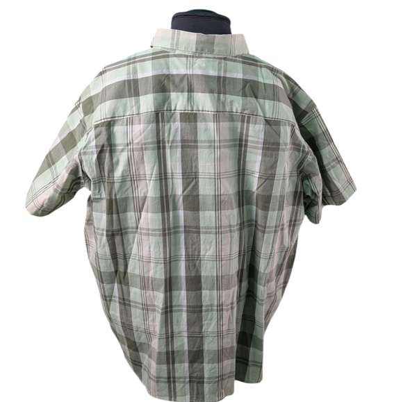 NWT Columbia Men's Green Plaid Shirt XXL - Picture 5 of 7